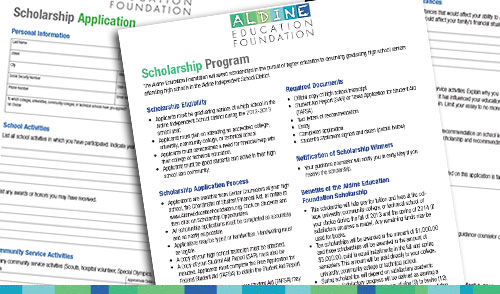 scholarship application